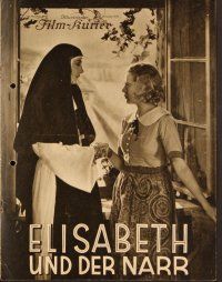 3w159 ELISABETH UND DER NARR German program '34 directed by & written by Thea von Harbou!