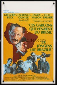 3x187 BOYS FROM BRAZIL Belgian '78 Gregory Peck is a Nazi on the run from Laurence Olivier!