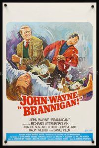 3x188 BRANNIGAN Belgian '75 Douglas Hickox, fighting John Wayne in England!