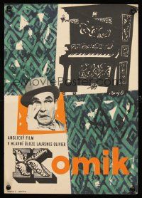 3x133 ENTERTAINER Czech 11x16 '60 Laurence Olivier's spotlight grew dimmer, his women younger!