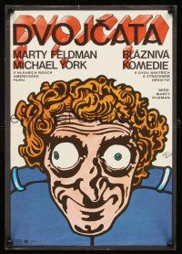 3x144 LAST REMAKE OF BEAU GESTE Czech 11x16 '79 art of wacky Marty Feldman by Hlavaty!
