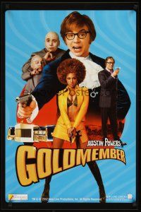 3x061 GOLDMEMBER English double crown '02 Mike Meyers as Austin Powers, Michael Caine, Beyonce!