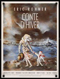 3x612 CONTE D'HIVER French 15x21 '92 Eric Rohmer's A Tale of Winter, cool art by Kilimandjaro!