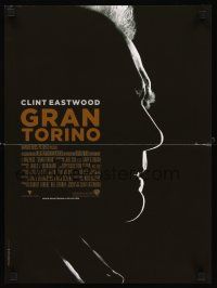 3x652 GRAN TORINO French 15x21 '09 cool shadowy silhouette profile of Clint Eastwood!