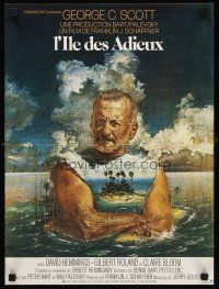 3x670 ISLANDS IN THE STREAM French 15x21 '77 Ernest Hemingway, great Heron art of George C. Scott!