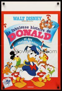 3x682 LA FABULEUSE HISTOIRE DE DONALD French 15x21 '80s Donald Duck, Mickey, Goofy, Pluto & more!