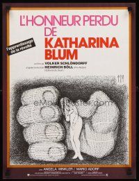 3x694 LOST HONOR OF KATHARINA BLUM French 15x21 '76 surreal art of giant hand & naked girl by Tim!