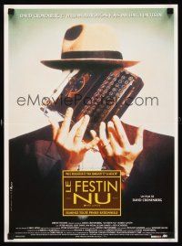 3x716 NAKED LUNCH French 15x21 '91 Cronenberg, Peter Weller, William S. Burroughs, wild image!
