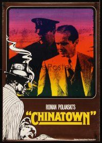 3x068 CHINATOWN German '74 Roman Polanski, great image of Jack Nicholson w/cop!