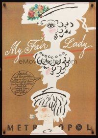 3x074 MY FAIR LADY German '56 stage play w/ Julie Andrews & Rex Harrison!