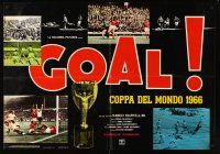 3x008 GOAL THE WORLD CUP Italian lrg pbusta '67 football soccer documentary, Goal!