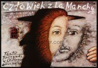 3x271 MAN OF LA MANCHA stage play Polish 27x38 '97 Gorowski art for classic!