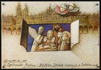 3x279 OGOLNOPOLSKI KONKURS I WYSTAWA SZOPEK LUDOWYCH Polish 27x38 '90 Gorowski art of Nativity!