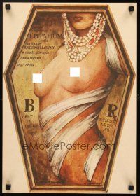3x342 EPITAFIUM DLA BARBARY RADZIWILLOWNY Polish 14x19 '82 sexy Pagowski art of naked woman!