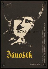 3x079 JANOSIK Slovak 11x16 '63 cool Schmiedt art of Frantisek Kuchta in title role!