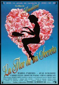 3x100 FLOWER OF MY SECRET Spanish '95 by director Pedro Almodovar, sexy silhouette artwork!