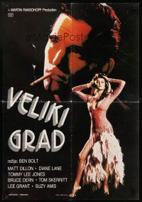 3x467 BIG TOWN Yugoslavian '87 Tommy Lee Jones, Matt Dillon, sexy stripper Diane Lane!