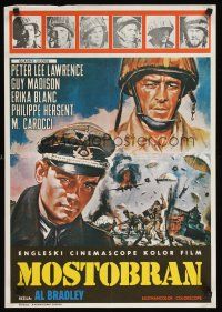 3x501 HELL IN NORMANDY Yugoslavian '68 Guy Madison, Peter Lee Lawrence, cool Wenzel WWII art!