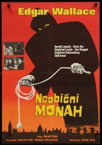 3x539 SINISTER MONK Yugoslavian '65 Der unheimliche Monch, Harald Reinl directed horror!
