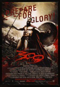 3y009 300 advance English 1sh '06 Zack Snyder directed, Gerard Butler, prepare for glory!