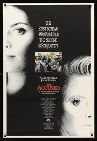 3y022 ACCUSED 1sh '88 Jodie Foster, Kelly McGillis, the case that shocked a nation!