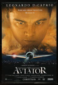 3y054 AVIATOR advance DS 1sh '04 Martin Scorsese directed, Leonardo DiCaprio as Howard Hughes!