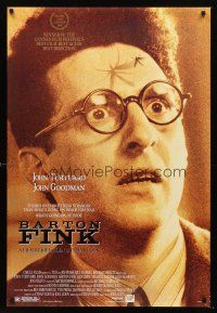 3y066 BARTON FINK DS 1sh '91 Coen Brothers, wacky c/u of John Turturro with mosquito on forehead!