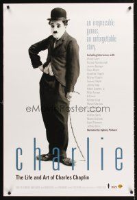 3y142 CHARLIE: THE LIFE & ART OF CHARLES CHAPLIN video 1sh '03 Charles Chaplin