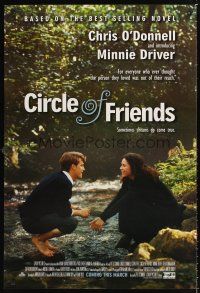 3y153 CIRCLE OF FRIENDS advance 1sh '95 Pat O'Connor directed, Chris O'Donnell & Minnie Driver!