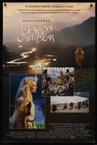 3y159 CLAN OF THE CAVE BEAR int'l 1sh '86 sexy Daryl Hannah as cavewoman leader!