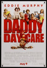 3y204 DADDY DAY CARE advance DS 1sh '03 Steve Carr directed, Eddie Murphy & wild kids!