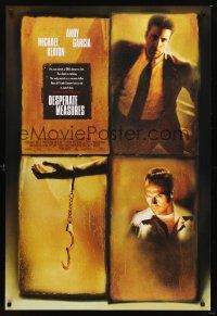 3y248 DESPERATE MEASURES int'l DS 1sh '98 cool image of Michael Keaton & Andy Garcia!