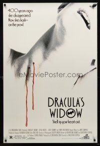 3y267 DRACULA'S WIDOW 1sh '89 Christopher Coppola directed, Sylvia Kristel, sexy horror image!