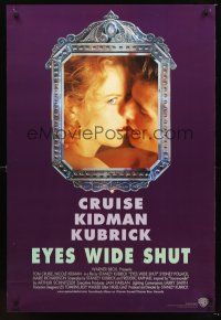 3y302 EYES WIDE SHUT 1sh '99 Stanley Kubrick, romantic c/u of Tom Cruise & Nicole Kidman!