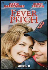 3y315 FEVER PITCH teaser 1sh '05 Farrelly Brothers directed, pretty Drew Barrymore & Jimmy Fallon!