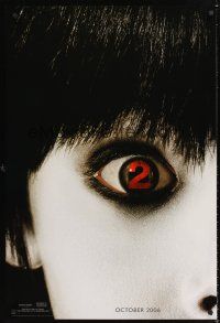 3y412 GRUDGE 2 teaser DS 1sh '06 Sarah Michelle Gellar, creepy image of eye!