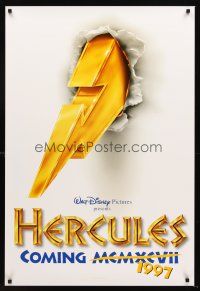 3y443 HERCULES advance DS 1sh '97 Walt Disney Ancient Greece fantasy cartoon!