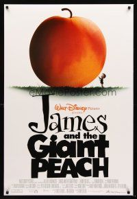 3y497 JAMES & THE GIANT PEACH white style DS 1sh '96 Walt Disney stop-motion fantasy cartoon!