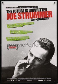 3y501 JOE STRUMMER: THE FUTURE IS UNWRITTEN DS 1sh '07 Julian Temple, The Clash!