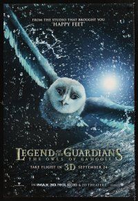 3y524 LEGEND OF THE GUARDIANS: THE OWLS OF GA'HOOLE blue style advance DS 1sh '10 Zack Snyder!