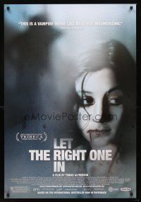 3y527 LET THE RIGHT ONE IN DS 1sh '08 Tomas Alfredson's Lat den ratte komma in, Kare Hedebrant!