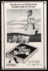 3y554 LOST KUNG FU SECRET 1sh '80 Chi Lo, uncover the hidden deadly art of the past!