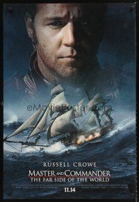 3y570 MASTER & COMMANDER int'l advance DS 1sh '03 Russell Crowe, Paul Bettany, Peter Weir