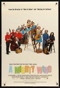 3y580 MIGHTY WIND DS 1sh '03 Christopher Guest, Eugene Levy, Harry Shearer, folk music comedy!