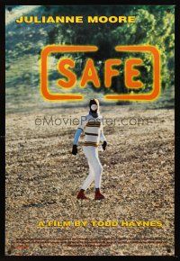 3y716 SAFE 1sh '95 Todd Haynes, Julianne Moore, strange image!