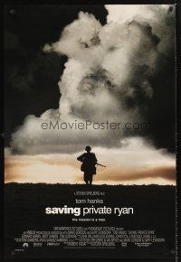 3y718 SAVING PRIVATE RYAN int'l DS 1sh '98 Steven Spielberg, World War II, the mission is a man!