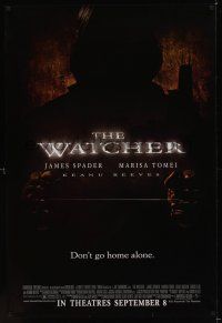 3y870 WATCHER advance DS 1sh '00 Keanu Reeves, James Spader,Marisa Tomei, spooky man w/garrote image