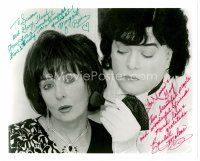 3z453 MARGARET O'BRIEN/RANDAL MALONE signed 8x10 publicity still '90s c/u from Hollywood Mortuary!