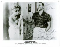 3z574 SIDNEY BERGER signed 8x10 REPRO still '95 with naked Candace Hilligoss in Carnival of Souls!