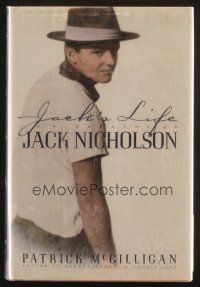 3z171 JACK NICHOLSON signed hardcover book '94 Jack's Life, a biography by Patrick McGilligan!
